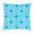 18" Sky Blue and White Decorative Throw Pillow - Down Filler - IMAGE 1