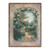 Green Morning Butterfly Majestic Garden Tapestry Throw Blanket 50" x 60" - IMAGE 1