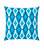 20" Sky Blue and White Decorative Throw Pillow - Down Filler - IMAGE 1