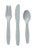 Club Pack of 288 Shimmering Silver Party Knives, Forks and Spoons 7.5" - IMAGE 1