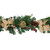 Pine with Burlap Poinsettias and Jute Ornaments Christmas Garland - 6' x 10" - Unlit - IMAGE 2