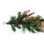 Pine with Burlap Poinsettias and Jute Ornaments Christmas Garland - 6' x 10" - Unlit - IMAGE 3