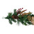 6' x 10" Mixed Pine with Poinsettias and Berries Christmas Garland, Unlit - IMAGE 3