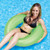 Inflatable Neon Lime Green Swimming Pool Inner Tube, 35-Inch - IMAGE 2