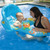 Inflatable Blue Mommy and Me Baby Rider Learn-To-Swim Pool Float, 40-Inch - IMAGE 2