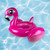 30" Inflatable Pink Flamingo Pre Swimmer Baby Rider Swimming Pool Float - IMAGE 4