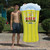 72” O’ Beer Inflatable 1-Person Swimming Pool Mattress – Yellow/White