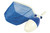 21" Blue and White Easy Skim Bi Directional Floating Swimming Pool Skimmer - IMAGE 1