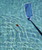 21" Blue and White Easy Skim Bi Directional Floating Swimming Pool Skimmer - IMAGE 3