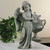 Joseph's Studio Angel with Harp Outdoor Garden Statue - 19.25" - IMAGE 3