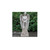 36" Brown and Gray Joseph's Studio Angel Holding a Rose Wreath Religious Outdoor Garden Statue - IMAGE 1