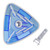 11" Blue and White Deluxe Triangular Swimming Pool Vacuum Head - IMAGE 3