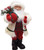 18" Santa in Winter Flannel with Sack of Pine Christmas Figure Table Top Decoration - IMAGE 1