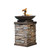 28" Stone Tile Brick Pedestal Style Outdoor Patio Firebowl - IMAGE 1