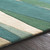 5' x 8' Pyramid Escape Caribbean and Slate Blue Carved Wool Area Throw Rug - IMAGE 4