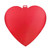 Foil Heart Cut-Out Valentine's Day Party Decorations - 4" - Red - Pack of 72 - IMAGE 3
