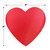 Foil Heart Cut-Out Valentine's Day Party Decorations - 4" - Red - Pack of 72 - IMAGE 5