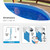Blue Oval Overlap Above Ground Swimming Pool Liner 15' x 30' - IMAGE 5