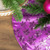 Sequin Snowflake Mini Christmas Tree Skirt - Purple - 20" - IMAGE 3