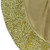 20" Gold Mini Christmas Tree Skirt with Tinsel Trim - IMAGE 5