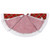 Plaid Glittered Mini Christmas Tree Skirt - Red and Gold - 20" - IMAGE 5