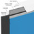 Blue Oval Overlap Above Ground Swimming Pool Liner 18' x 33' - IMAGE 4