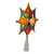 7.75" Lighted Multi-Color Mosaic Star Christmas Tree Topper - Clear Lights - IMAGE 2