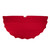 Scalloped Edge Christmas Tree Skirt - 48" - Red - IMAGE 2