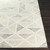4' x 6' Harmonic Triangle Stones Gray and Beige Hand Tufted Rectangular Wool Area Throw Rug - IMAGE 5
