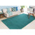 2.5' x 8' Love Seaside Green  Hand Loomed Rectangle Area Throw Rug - IMAGE 2