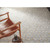 8' x 10' Dazzling Mystic Lily White and Seal Gray Handcrafted Area Throw Rug - IMAGE 2