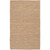 5' x 8' Solid Tawny Brown Hand Woven Area Throw Rug - IMAGE 1