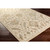 9' x 12' Ivory White and Olive Green Rectangular Wool Area Throw Rug