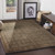 5.25' x 7.5' Natural Terrain Branch Brown and Oyster Gray Rectangular Area Throw Rug - IMAGE 2