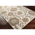 7.5' x 9.5' Brown and Gray Floral Rectangular Area Throw Rug - IMAGE 5