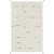 4' x 6' Smoky Gray and White Rectangular Area Throw Rug - IMAGE 1
