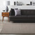 8' x 8' Solid Mink Gray Hand Loomed Square Wool Area Throw Rug - IMAGE 2