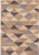 2' x 3' Geometric Sand Brown and Ash Gray Hand Woven Rectangle Area Throw Rug - IMAGE 1