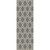 2.5' x 8' Moroccan Gray and Ivory Hand Hooked Wool Area Throw Rug Runner - IMAGE 1