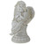 9" Ivory Praying Angel on Pedestal Outdoor Garden Statue - IMAGE 5