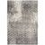 2' x 3.5' Jagged Fantasies Charcoal Gray Rectangular Area Throw Rug - IMAGE 1