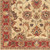 2' x 3' Brown and Beige Traditional Hand Tufted Rectangular Area Throw Rug