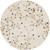 6' Beige Contemporary Hand Tufted Round Wool Area Throw Rug - IMAGE 1