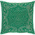 20" Holly Green and Gray Mediterranean Square Throw Pillow - IMAGE 1