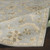 2.5' x 8' Elegant Leaves Slate Gray and Tan Brown Wool Area Throw Rug Runner - IMAGE 4