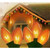 Transparent C9 Christmas Light Set - Red - 24ft Green Wire - 25ct - IMAGE 3