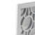 25.25" White Framed Rectangular Geometric Mirror Wall Decor - IMAGE 3