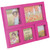 Multi-Sized Puzzled Picture Collage Wall Frame  - 11.75" - Pink - IMAGE 3