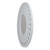 24.75" White Cascading Circles Round Wall Mirror - IMAGE 3