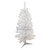4' Pre-Lit Slim White Artificial Tinsel Christmas Tree - Clear Lights - IMAGE 1